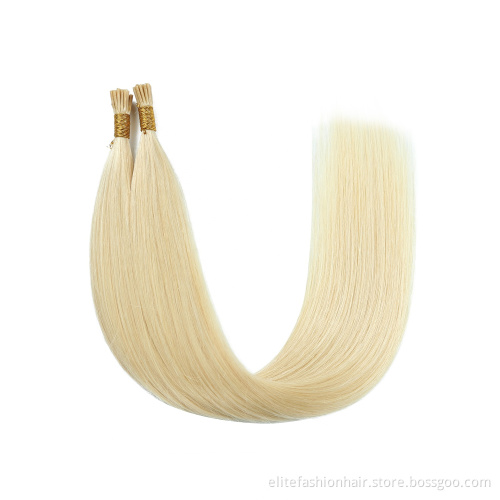 Factory Direct Hair Extensions I Tip Silky Straight 100% Human Remy Hair 613 Human Hair Extension